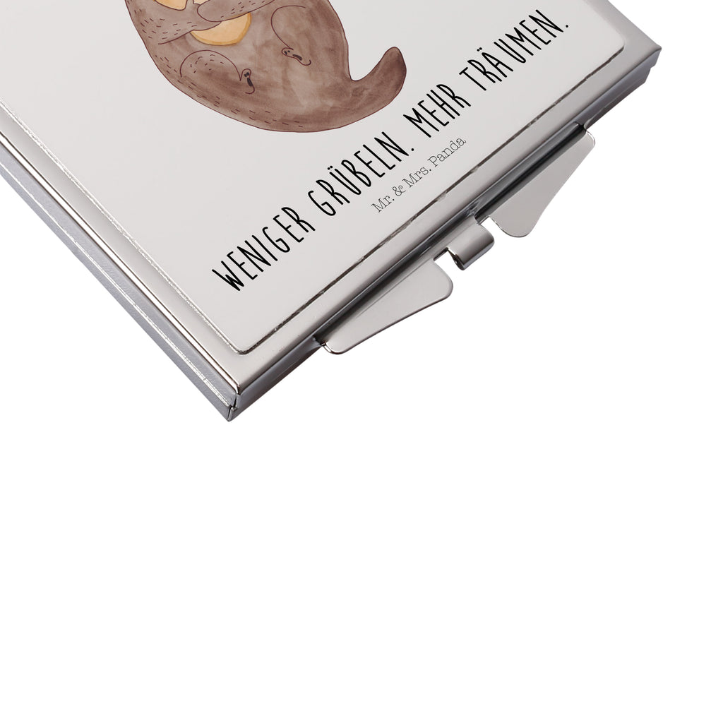 Handbag mirror otter shell Kosmetikspiegel Klein, Silber, Taschenspiegel, Handspiegel Für Damen, Tragbarer Spiegel, Handspiegel Geschenkidee, Handtaschenspiegel, Spiegel Für Handtasche, Klappbarer Taschenspiegel, Runder Taschenspiegel, Kompaktspiegel, Schminkspiegel Kompakt, Design Taschenspiegel, Mini Spiegel, Quadratischer Handspiegel, Deko Handspiegel, Handspiegel Zum Mitnehmen, Vintage Kompaktspiegel, Handspiegel Mit Hülle, Schminkspiegel To Go, Reise Spiegel, Klappbarer Handspiegel, Klappspiegel, Taschen-Kosmetikspiegel, Spiegel Für Schminktasche, Spiegel Für Make-Up Tasche, Spiegel Für Unterwegs, Fischotter, Otter, Seeotter, Tagträumen, Grübeln, Träumen, Otterliebe, Büro, Motivation