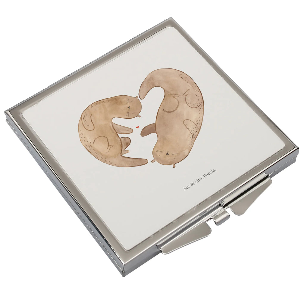 Handbag mirror otter Heart Klappspiegel, Quadratischer Handspiegel, Vintage Kompaktspiegel, Handspiegel Geschenkidee, Mini Spiegel, Kompaktspiegel, Handtaschenspiegel, Tragbarer Spiegel, Taschen-Kosmetikspiegel, Spiegel Für Make-Up Tasche, Silber, Handspiegel Für Damen, Handspiegel Mit Hülle, Reise Spiegel, Spiegel Für Unterwegs, Handspiegel Zum Mitnehmen, Kosmetikspiegel Klein, Spiegel Für Handtasche, Deko Handspiegel, Klappbarer Handspiegel, Schminkspiegel Kompakt, Runder Taschenspiegel, Design Taschenspiegel, Klappbarer Taschenspiegel, Spiegel Für Schminktasche, Taschenspiegel, Schminkspiegel To Go, Fischotter, Otter, Seeotter, Herz, Love You, Gemeinsames Leben, Liebesbeweis, Bessere Hälfte, Hochzeitstag, Jahrestag, Liebe, Liebesgeschenk, Verlobung