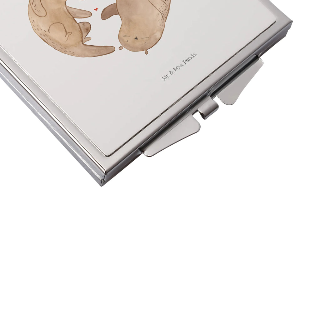 Handbag mirror otter Heart Klappspiegel, Quadratischer Handspiegel, Vintage Kompaktspiegel, Handspiegel Geschenkidee, Mini Spiegel, Kompaktspiegel, Handtaschenspiegel, Tragbarer Spiegel, Taschen-Kosmetikspiegel, Spiegel Für Make-Up Tasche, Silber, Handspiegel Für Damen, Handspiegel Mit Hülle, Reise Spiegel, Spiegel Für Unterwegs, Handspiegel Zum Mitnehmen, Kosmetikspiegel Klein, Spiegel Für Handtasche, Deko Handspiegel, Klappbarer Handspiegel, Schminkspiegel Kompakt, Runder Taschenspiegel, Design Taschenspiegel, Klappbarer Taschenspiegel, Spiegel Für Schminktasche, Taschenspiegel, Schminkspiegel To Go, Fischotter, Otter, Seeotter, Herz, Love You, Gemeinsames Leben, Liebesbeweis, Bessere Hälfte, Hochzeitstag, Jahrestag, Liebe, Liebesgeschenk, Verlobung