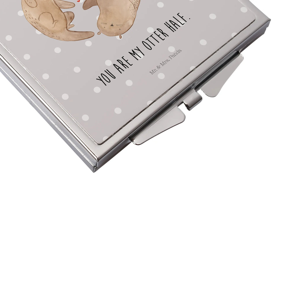 Handbag mirror otter Heart Klappspiegel, Quadratischer Handspiegel, Vintage Kompaktspiegel, Handspiegel Geschenkidee, Mini Spiegel, Kompaktspiegel, Handtaschenspiegel, Tragbarer Spiegel, Taschen-Kosmetikspiegel, Spiegel Für Make-Up Tasche, Silber, Handspiegel Für Damen, Handspiegel Mit Hülle, Reise Spiegel, Spiegel Für Unterwegs, Handspiegel Zum Mitnehmen, Kosmetikspiegel Klein, Spiegel Für Handtasche, Deko Handspiegel, Klappbarer Handspiegel, Schminkspiegel Kompakt, Runder Taschenspiegel, Design Taschenspiegel, Klappbarer Taschenspiegel, Spiegel Für Schminktasche, Taschenspiegel, Schminkspiegel To Go, Fischotter, Otter, Seeotter, Herz, Love You, Gemeinsames Leben, Liebesbeweis, Bessere Hälfte, Hochzeitstag, Jahrestag, Liebe, Liebesgeschenk, Verlobung