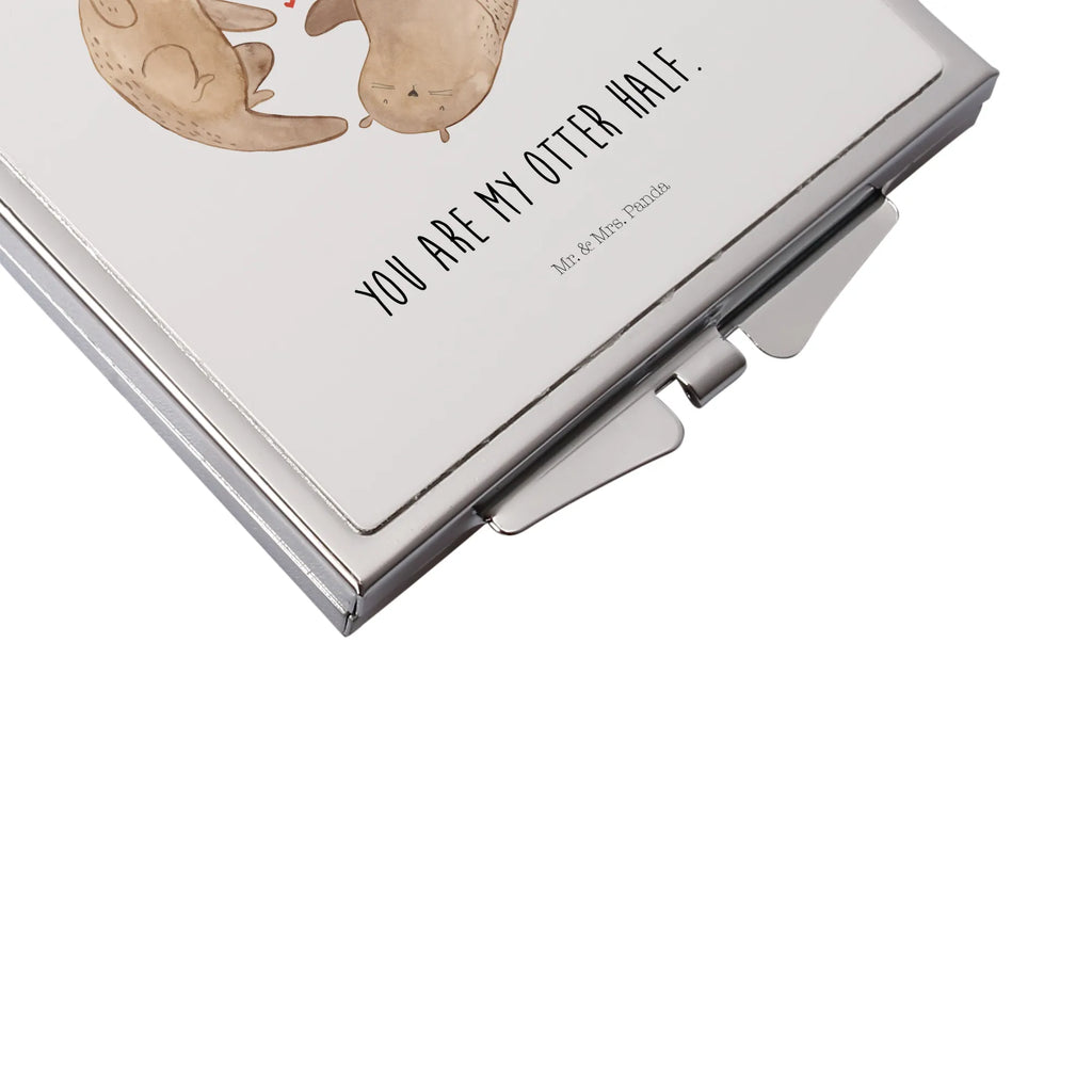 Handbag mirror otter Heart Klappspiegel, Quadratischer Handspiegel, Vintage Kompaktspiegel, Handspiegel Geschenkidee, Mini Spiegel, Kompaktspiegel, Handtaschenspiegel, Tragbarer Spiegel, Taschen-Kosmetikspiegel, Spiegel Für Make-Up Tasche, Silber, Handspiegel Für Damen, Handspiegel Mit Hülle, Reise Spiegel, Spiegel Für Unterwegs, Handspiegel Zum Mitnehmen, Kosmetikspiegel Klein, Spiegel Für Handtasche, Deko Handspiegel, Klappbarer Handspiegel, Schminkspiegel Kompakt, Runder Taschenspiegel, Design Taschenspiegel, Klappbarer Taschenspiegel, Spiegel Für Schminktasche, Taschenspiegel, Schminkspiegel To Go, Fischotter, Otter, Seeotter, Herz, Love You, Gemeinsames Leben, Liebesbeweis, Bessere Hälfte, Hochzeitstag, Jahrestag, Liebe, Liebesgeschenk, Verlobung