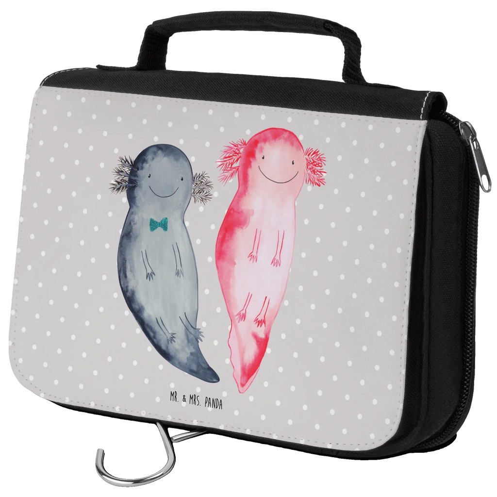 Kosmetyczka Axolotl Przyjaciółka hygienetasche, Kulturtasche, Kulturbeutel, Reisebeutel, Kosmetiktasche, beautycase, Toilettentasche, Kulturbeutel Waschbar, Waschbeutel, Waschtasche, Necessaire, Schminktasche, badtasche, Schminkbeutel, hygienebeutel, Axolotl, Molch, Lurch, Liebesbeweis, Lurche, Jahrestag, Schwanzlurch, Ehemann, Valentinstag, Liebe, Freund, Axolot, Große Liebe, Verlobter