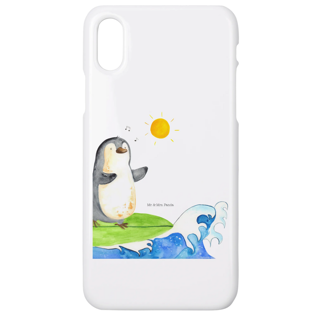 Etui na iPhone 10 Pingwin surfista Hülle, Handy Case, Handyhülle, Handycover, Cover, Handy, Iphone 10, Iphone X, Pinguin, Pinguine, Wellen, Surfer, Surfen, Urlaub, Wellen Reiten, Hawaii, Portugal