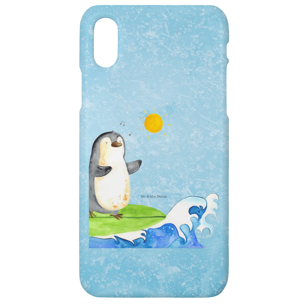 Etui na iPhone 10 Pingwin surfista Hülle, Handy Case, Handyhülle, Handycover, Cover, Handy, Iphone 10, Iphone X, Pinguin, Pinguine, Wellen, Surfer, Surfen, Urlaub, Wellen Reiten, Hawaii, Portugal