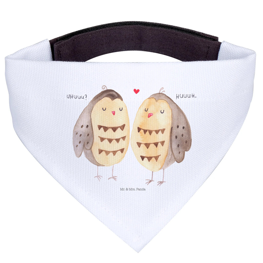 Chusta na szyję dla psa L sowy miłość Halstuch, Hundehalstuch, Hunde, Tuch, Kleine Hunde, Eule, Hochzeit Spruch, Freundin Geschenk, Liebe, Owl, Freund, Wortspiel Lustig, Liebe Spruch, All You Need Is Love, Eule Deko