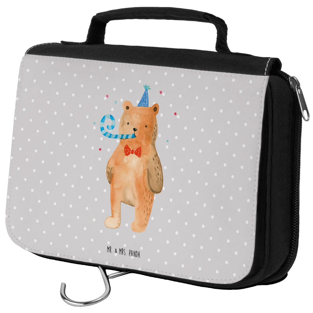 Kosmetyczka Niedźwiedź urodziny Necessaire, Schminktasche, hygienetasche, Schminkbeutel, Kosmetiktasche, Reisebeutel, Kulturtasche, Kulturbeutel Waschbar, hygienebeutel, Waschtasche, Waschbeutel, Toilettentasche, badtasche, Kulturbeutel, beautycase, Teddy, Bär, Teddybär, Happy Birthday, Alles Gute, Geburtstag, Glückwunsch