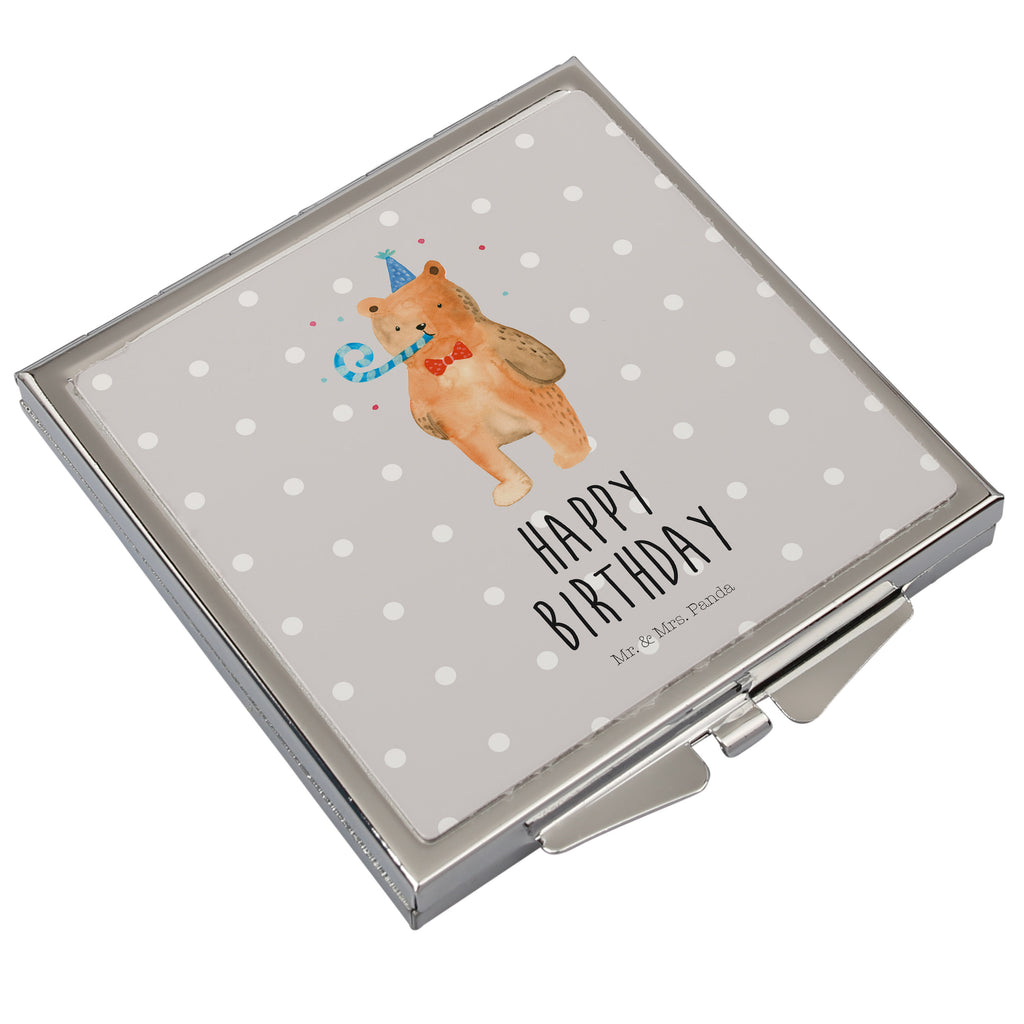 Kwadratowe lusterko do torebki Niedźwiedź urodziny Design Taschenspiegel, Quadratischer Handspiegel, Handspiegel Geschenkidee, Schminkspiegel To Go, Taschen-Kosmetikspiegel, Handspiegel Für Damen, Spiegel Für Make-Up Tasche, Runder Taschenspiegel, Handspiegel Zum Mitnehmen, Tragbarer Spiegel, Klappspiegel, Kosmetikspiegel Klein, Kompaktspiegel, Reise Spiegel, Spiegel Für Handtasche, Klappbarer Taschenspiegel, Handtaschenspiegel, Vintage Kompaktspiegel, Mini Spiegel, Klappbarer Handspiegel, Taschenspiegel, Spiegel Für Unterwegs, Deko Handspiegel, Handspiegel Mit Hülle, Spiegel Für Schminktasche, Schminkspiegel Kompakt, Bär, Teddy, Teddybär, Happy Birthday, Alles Gute, Geburtstag, Glückwunsch