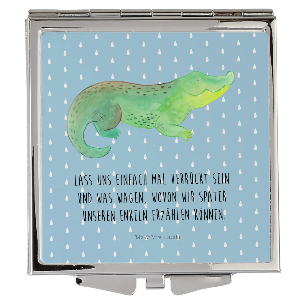 Handbag mirror Crocodile Taschenspiegel, Handspiegel Für Damen, Schminkspiegel To Go, Silber, Quadratischer Handspiegel, Reise Spiegel, Klappspiegel, Tragbarer Spiegel, Spiegel Für Handtasche, Mini Spiegel, Kompaktspiegel, Klappbarer Taschenspiegel, Vintage Kompaktspiegel, Deko Handspiegel, Kosmetikspiegel Klein, Runder Taschenspiegel, Schminkspiegel Kompakt, Design Taschenspiegel, Handspiegel Mit Hülle, Spiegel Für Schminktasche, Spiegel Für Unterwegs, Handspiegel Zum Mitnehmen, Spiegel Für Make-Up Tasche, Taschen-Kosmetikspiegel, Handtaschenspiegel, Klappbarer Handspiegel, Handspiegel Geschenkidee, Meer, Urlaub, Meerestiere, Reiselust, Krokodile, Beste Freundin, Spontan sein, Abenteuerlust, Freundin, Verrückt sein, Lieblingsmensch, Krokodil