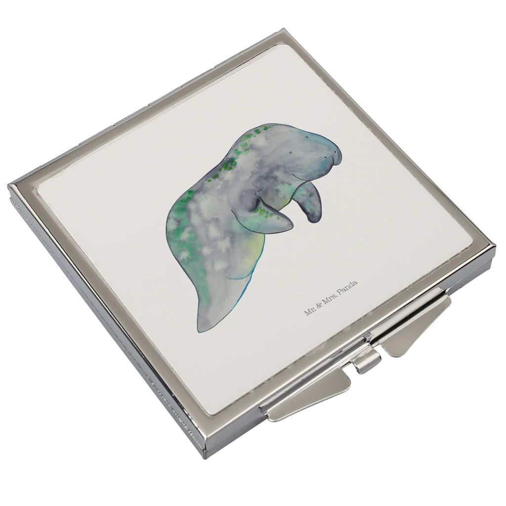 Handbag mirror manatee Relax Handspiegel Mit Hülle, Spiegel Für Unterwegs, Schminkspiegel To Go, Spiegel Für Make-Up Tasche, Kompaktspiegel, Silber, Handspiegel Geschenkidee, Handtaschenspiegel, Mini Spiegel, Spiegel Für Handtasche, Runder Taschenspiegel, Klappbarer Taschenspiegel, Klappbarer Handspiegel, Klappspiegel, Handspiegel Für Damen, Spiegel Für Schminktasche, Reise Spiegel, Vintage Kompaktspiegel, Design Taschenspiegel, Taschenspiegel, Tragbarer Spiegel, Quadratischer Handspiegel, Kosmetikspiegel Klein, Taschen-Kosmetikspiegel, Handspiegel Zum Mitnehmen, Deko Handspiegel, Schminkspiegel Kompakt, Meer, Urlaub, Meerestiere, Süßigkeiten, Abnehmen, Zucker, Diät, Essen, Seekühe, Diätwahn, Seekuh