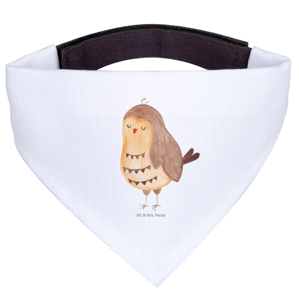 Chusta na szyję dla psa L sowa zadowolona Kleine Hunde, Hunde, Tuch, Halstuch, Hundehalstuch, Eule, Eule Deko, Eule Spruch, Spruch schön, Owl, Liebe Spruch, Romantisch, Wortspiel Lustig, Geschenk Hochzeitstag