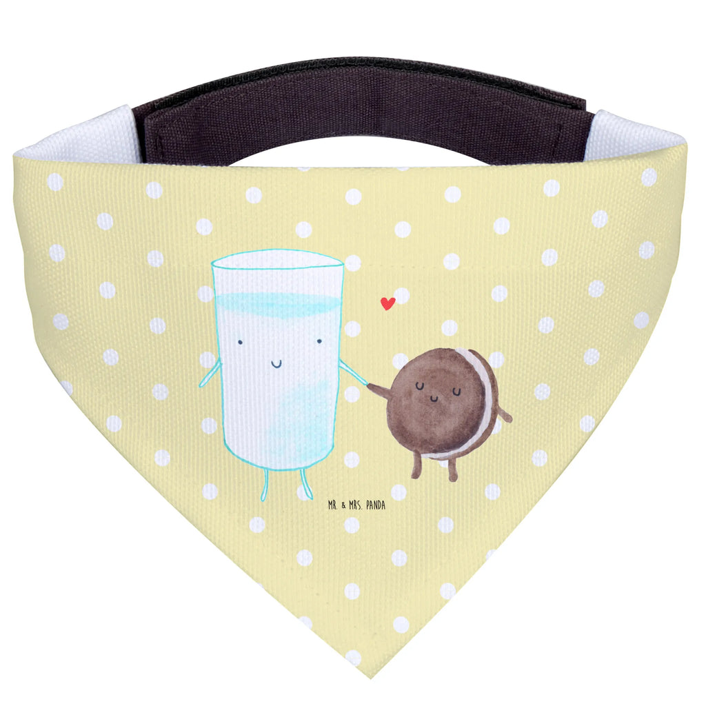 Hundehalstuch Milch Keks Hunde, Halstuch, Hundehalstuch, Kleine Hunde, Tuch, Lustige Sprüche, Tiere, Tiermotive, Gute Laune, Einladung Frühstück, Milch, Milk, Perfektes Paar, Romantisch, Cookie, Keks, Kaffee, Motiv Süß, Kekse