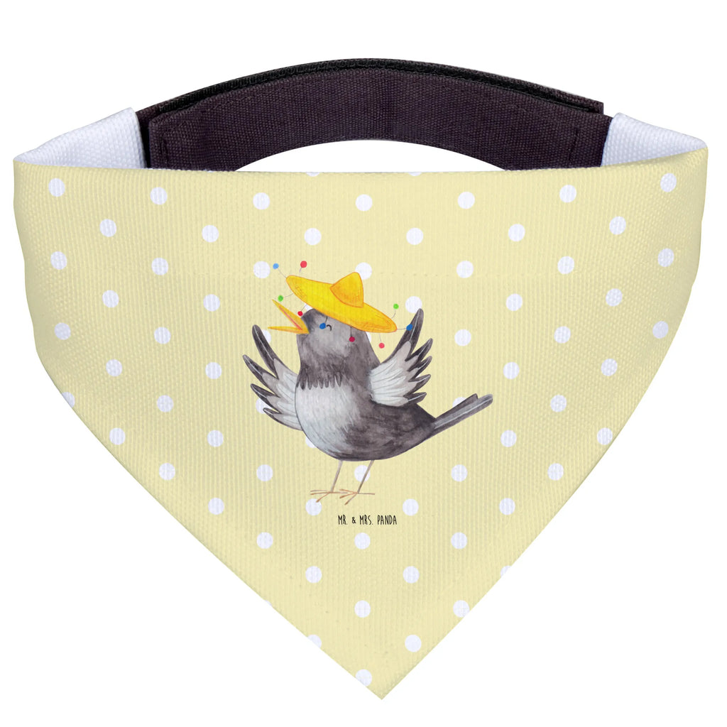 Hundehalstuch Rabe Sombrero Tuch, Hundehalstuch, Hunde, Kleine Hunde, Halstuch, Lustige Sprüche, Tiere, Tiermotive, Gute Laune, Froh, Motivation, Glück Spruch, Vogel, glücklich sein, Rabe, Elster, Spruch Positiv, Vögel, Fröhlich sein