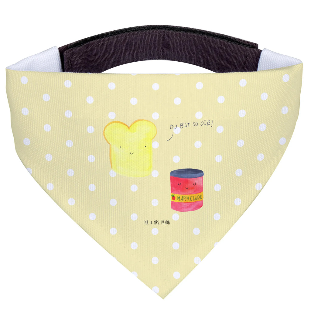 Chusta na szyję dla psa L Tost dżem klein, Halstuch, kleine Hunde, Hundehalstuch, Hunde, Tuch, Tiermotive, Gute Laune, lustige Sprüche, Tiere, Toastbrot, Küche Spruch, süße Postkarte, Marmelade, Dreamteam, Frühstück Einladung, Brot, Toast, süß, Küche Deko