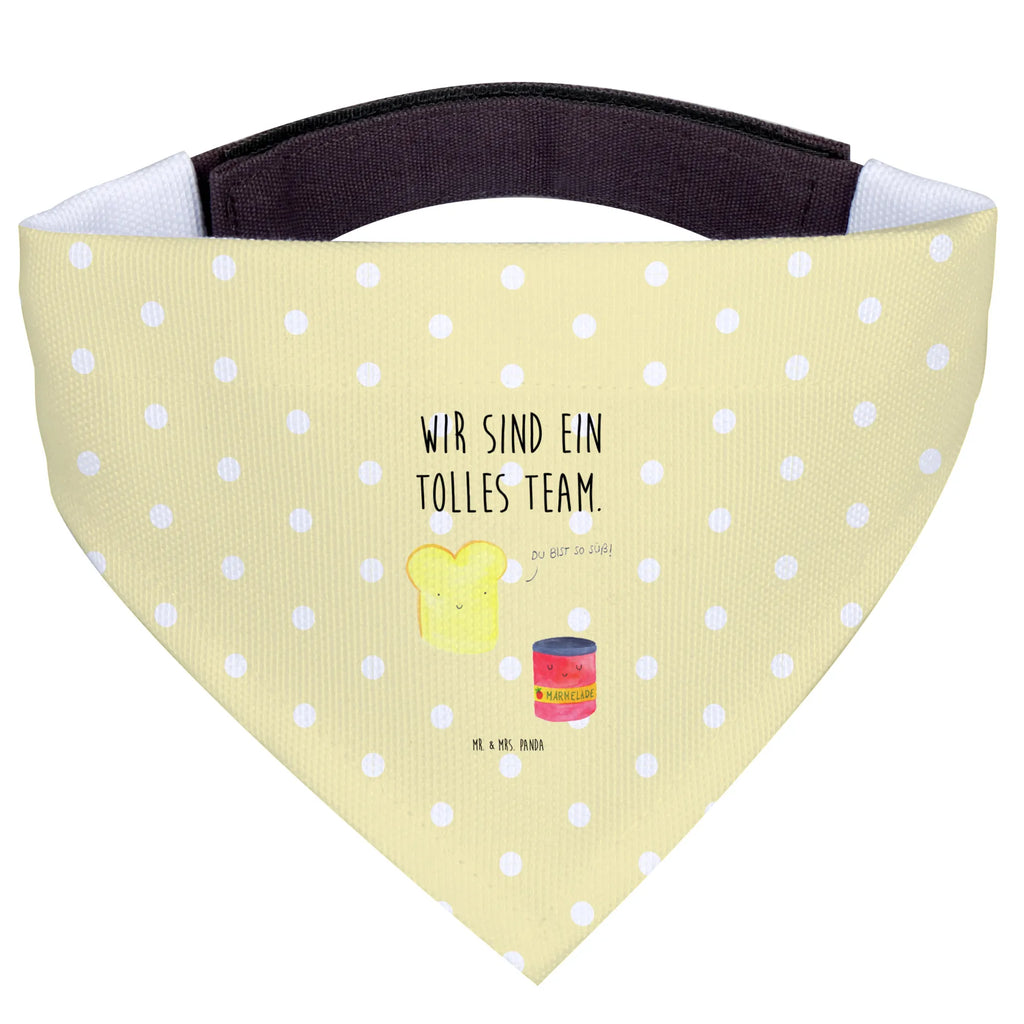 Chusta na szyję dla psa L Tost dżem klein, Halstuch, kleine Hunde, Hundehalstuch, Hunde, Tuch, Tiermotive, Gute Laune, lustige Sprüche, Tiere, Toastbrot, Küche Spruch, süße Postkarte, Marmelade, Dreamteam, Frühstück Einladung, Brot, Toast, süß, Küche Deko