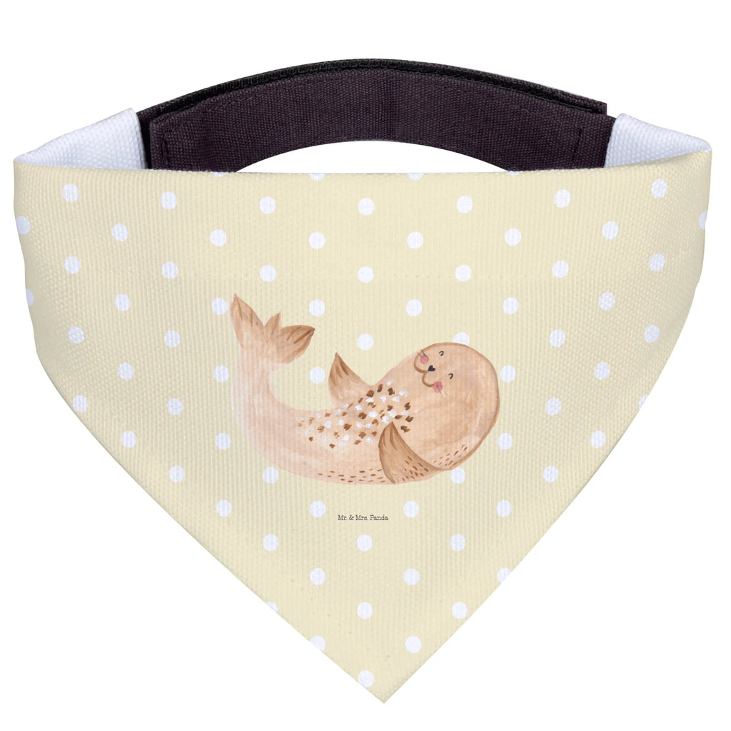 Hundehalstuch Robbe Liegen Hundehalstuch, Hunde, Halstuch, Kleine Hunde, Tuch, Lustige Sprüche, Tiere, Tiermotive, Gute Laune, Ostsee, Robben, Meerestier, Freude, Nordsee, Strand, Robbe, Seehund, Lachen