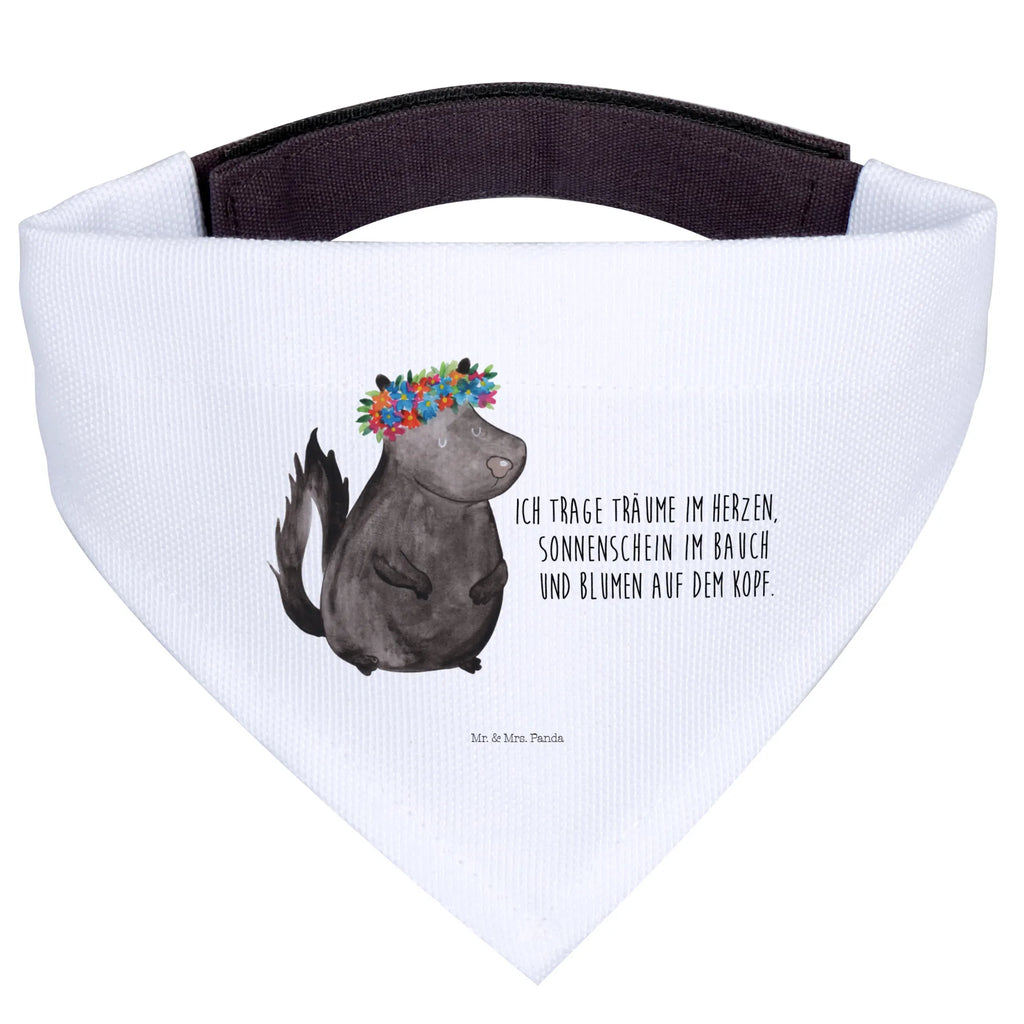 Dog neckerchief skunk Girl Halstuch, Hundehalstuch, Tuch, Kleine Hunde, Hunde, Skunk, Stinktier, Wildtier, Stinki, Stinker, Raubtier, Namaste, Yoga
