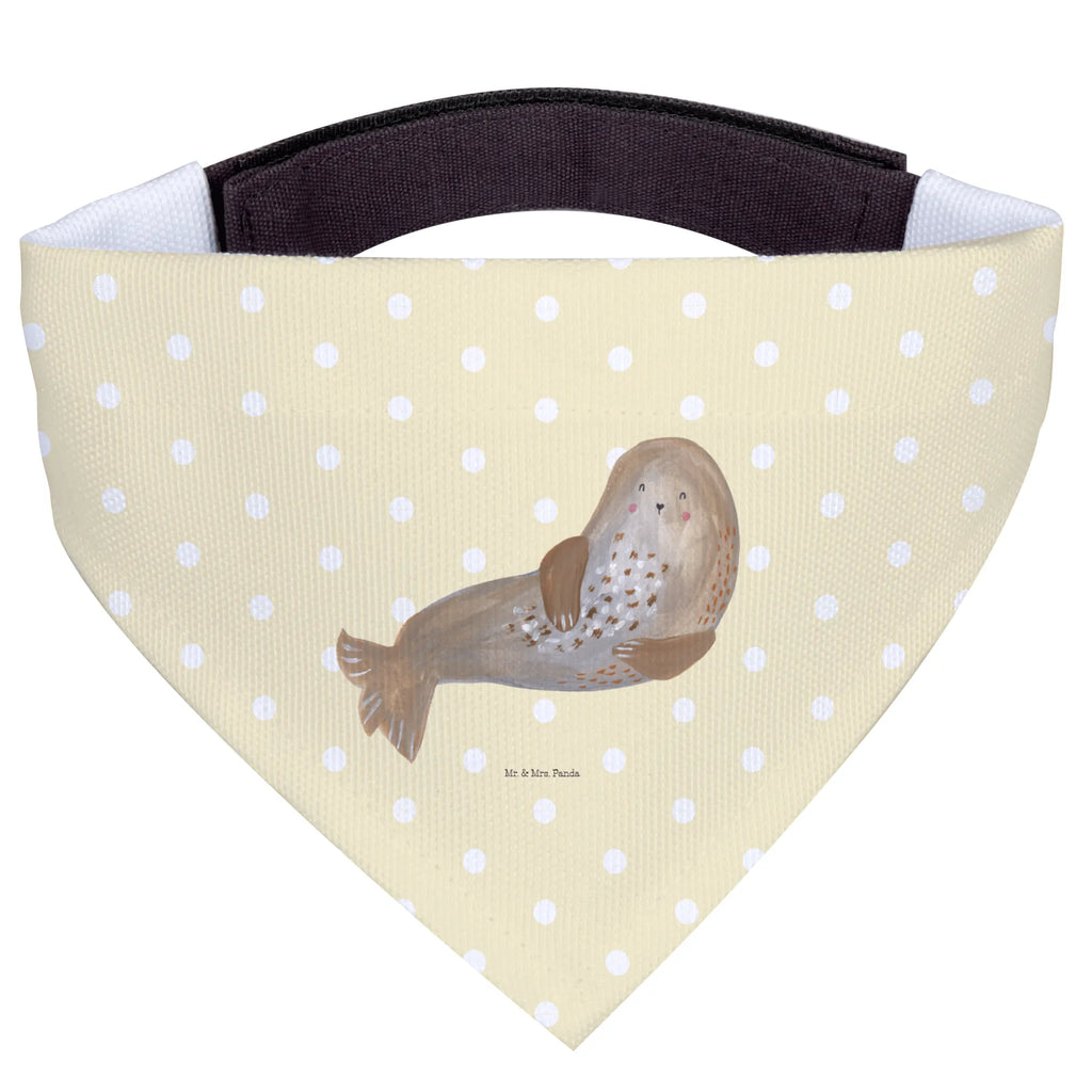 Hundehalstuch Robbe Lachen Halstuch, Kleine Hunde, Hunde, Tuch, Hundehalstuch, Gute Laune, Lustige Sprüche, Tiere, Tiermotive, Meerestier, Robbe, Nordsee, Ostsee, Seehund, Robben, Strand
