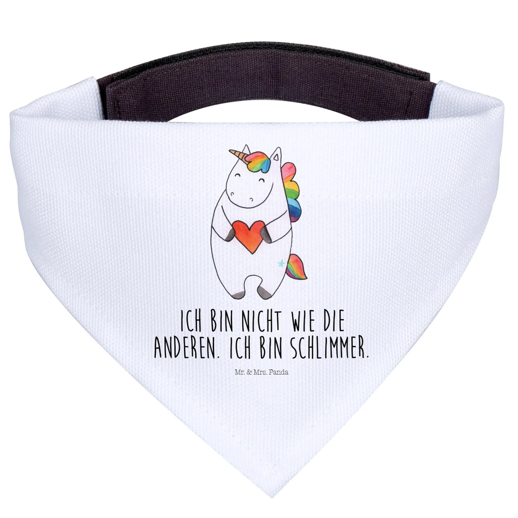 Bandana dla psa M Jednorożec serce Kleine Hunde, Tuch, Hundehalstuch, Halstuch, Hunde, Einhorn Deko, Unicorn, Einhorn, Einhörner, Anders, Schlimm, Freundin, Bunt, Lustig, Witzig, Herz, böse