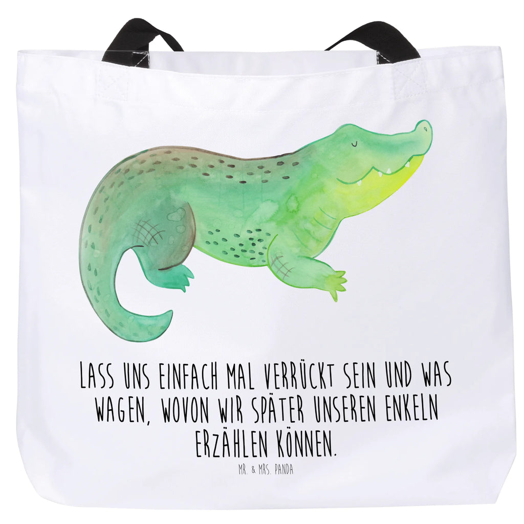Shopper Crocodile Beutel, Einkaufsbeutel, XXL Tasche, Alltagstasche, Tüte, Einkaufstasche, Tragebeutel, Stofftasche, Schulbeutel, Ausflug, Freizeittasche, Shopper, XL, Schultasche, Strandtasche, Schultertasche, Urlaub, Meer, Meerestiere, Lieblingsmensch, Freundin, Abenteuerlust, Verrückt sein, Krokodil, Beste Freundin, Spontan sein, Reiselust, Krokodile
