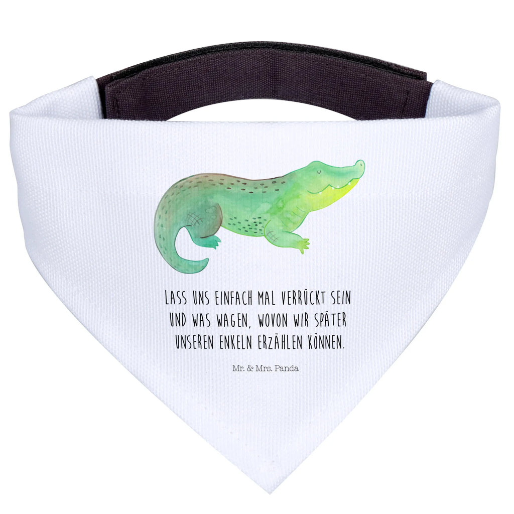 Hundehalstuch Krokodil Hundehalstuch, Mittelgroße Hunde, Mittel, Tuch, Halstuch, Hunde, Meerestiere, Urlaub, Meer, Krokodile, Abenteuerlust, Lieblingsmensch, Beste Freundin, Reiselust, Verrückt sein, Spontan sein, Krokodil, Freundin