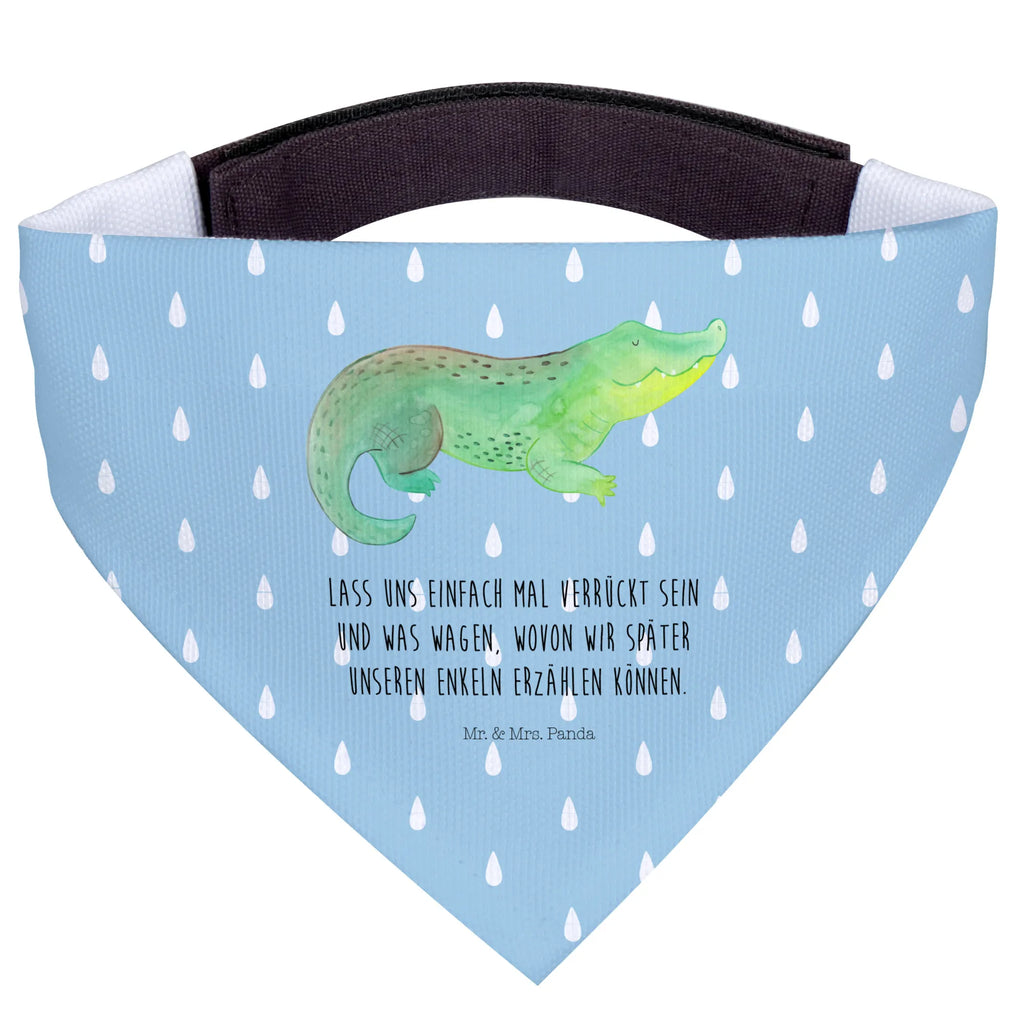 Hundehalstuch Krokodil Hundehalstuch, Mittelgroße Hunde, Mittel, Tuch, Halstuch, Hunde, Meerestiere, Urlaub, Meer, Krokodile, Abenteuerlust, Lieblingsmensch, Beste Freundin, Reiselust, Verrückt sein, Spontan sein, Krokodil, Freundin