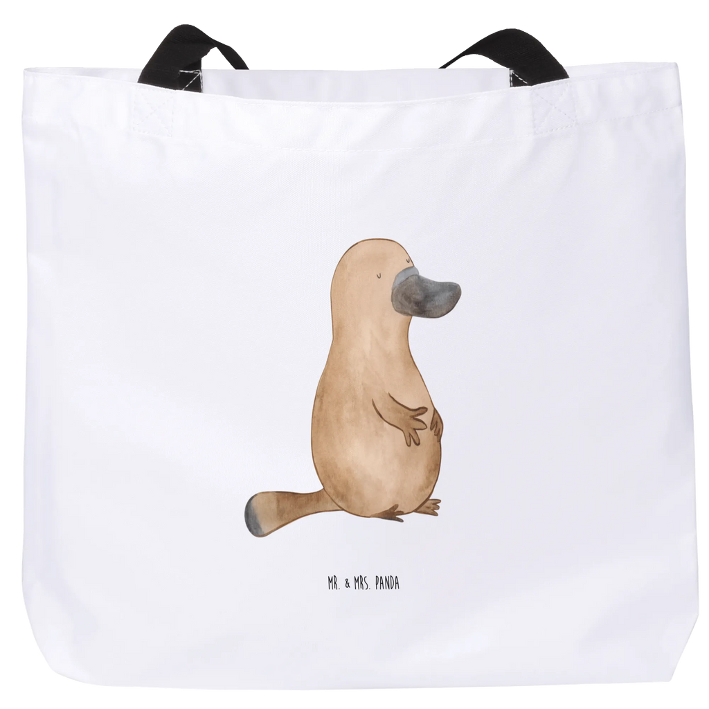 Shopper platypus courage XXL Tasche, Tragebeutel, Alltagstasche, Strandtasche, Shopper, Stofftasche, Schulbeutel, Schultasche, Beutel, Freizeittasche, XL, Einkaufsbeutel, Schultertasche, Tüte, Ausflug, Einkaufstasche, Urlaub, Meer, Meerestiere, Büro, Neuanfang, Schnabeltier, Mut, Motivation, Weltreise, Training, Raodtrip, Schnabeltiere, mutig, Arbeit, Lebensweisheit, Neustart