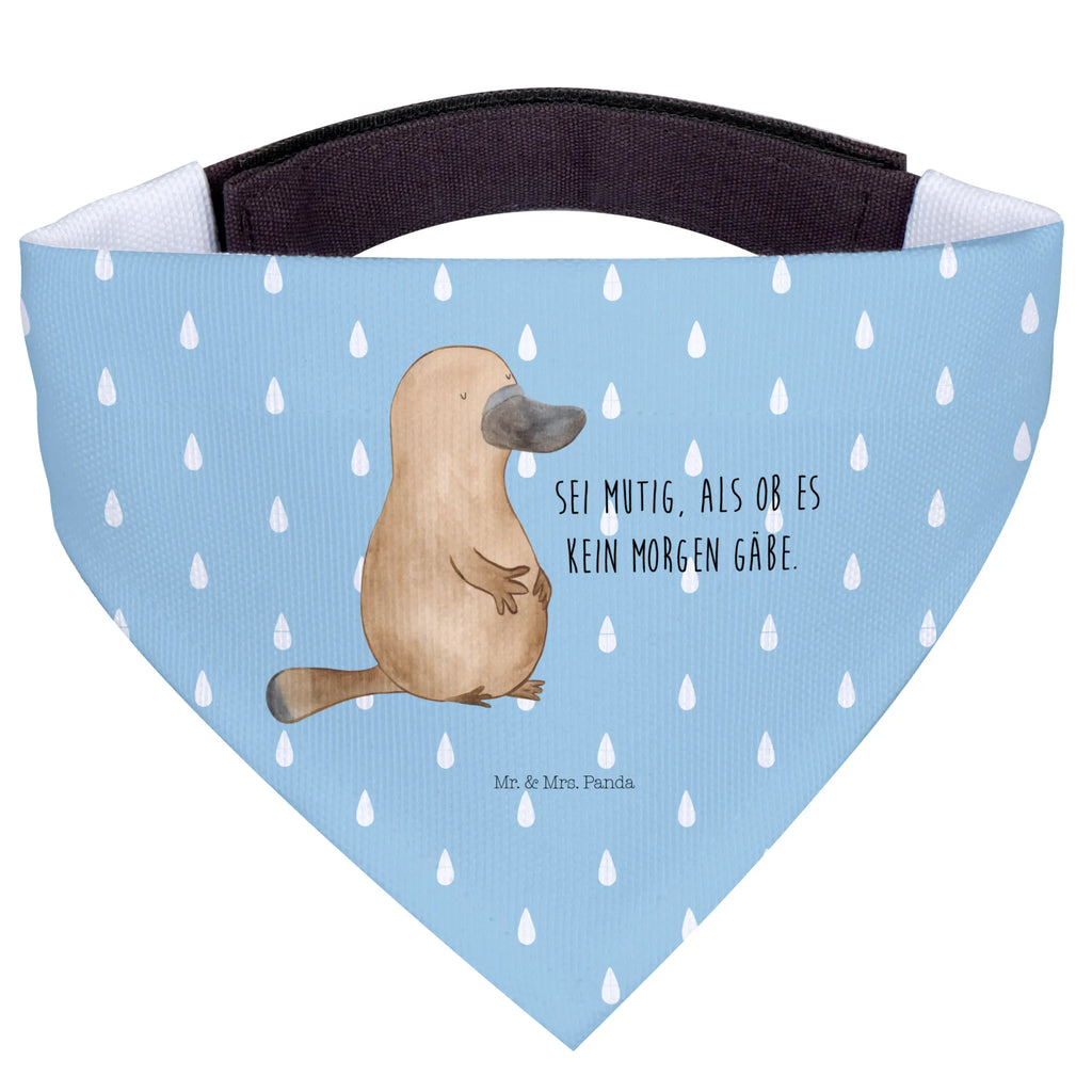 Chusta na szyję dla psa L dziobak Odwaga Tuch, Mittelgroße Hunde, Hundehalstuch, Halstuch, Mittel, Hunde, Meerestiere, Urlaub, Meer, Motivation, Schnabeltiere, Büro, Raodtrip, mutig, Training, Arbeit, Lebensweisheit, Mut, Weltreise, Neuanfang, Schnabeltier, Neustart