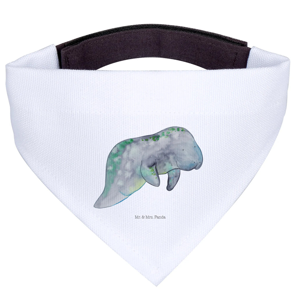 Chusta na szyję dla psa L manat Relaks Hunde, Mittel, Tuch, Mittelgroße Hunde, Halstuch, Hundehalstuch, Meerestiere, Urlaub, Meer, Süßigkeiten, Diät, Diätwahn, Essen, Zucker, Seekuh, Abnehmen, Seekühe