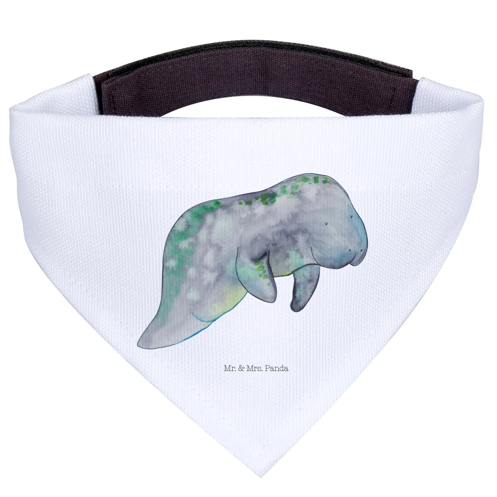 Chusta na szyję dla psa L manat Relaks Hunde, Mittel, Tuch, Mittelgroße Hunde, Halstuch, Hundehalstuch, Meerestiere, Urlaub, Meer, Süßigkeiten, Diät, Diätwahn, Essen, Zucker, Seekuh, Abnehmen, Seekühe