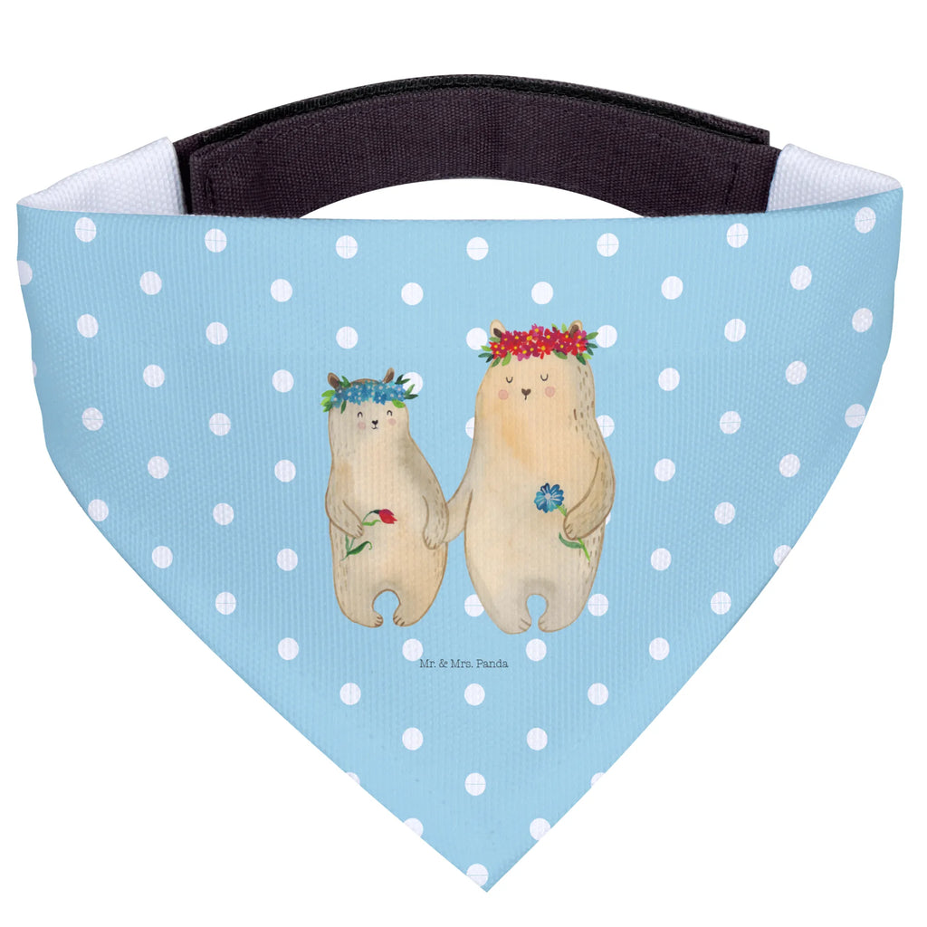 Hundehalstuch Bären mit Blumenkranz Mittel, Mittelgroße Hunde, Hundehalstuch, Hunde, Tuch, Halstuch, Bruder, Schwester, Familie, Opa, Oma, Papa, Mama, Vatertag, Muttertag, Family, Geschenk Mama. Muttertag, Mutter, Bär, Lieblingsmama, Tochter, Kind, Kinder, Vorbild, Töchter, Lieblingsmensch, Beste Mutter, Mami, Weltbeste Mama, Bären, Mutti