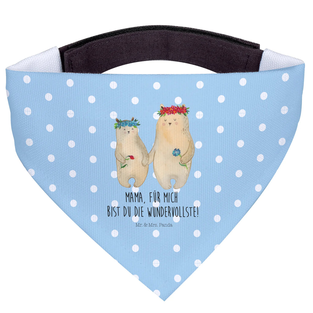 Hundehalstuch Bären mit Blumenkranz Mittel, Mittelgroße Hunde, Hundehalstuch, Hunde, Tuch, Halstuch, Bruder, Schwester, Familie, Opa, Oma, Papa, Mama, Vatertag, Muttertag, Family, Geschenk Mama. Muttertag, Mutter, Bär, Lieblingsmama, Tochter, Kind, Kinder, Vorbild, Töchter, Lieblingsmensch, Beste Mutter, Mami, Weltbeste Mama, Bären, Mutti