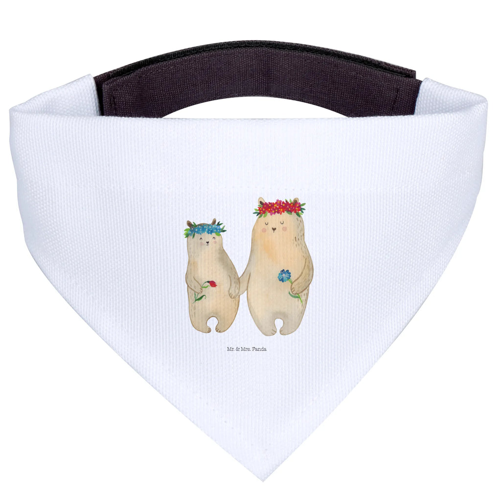 Hundehalstuch Bären mit Blumenkranz Mittel, Mittelgroße Hunde, Hundehalstuch, Hunde, Tuch, Halstuch, Bruder, Schwester, Familie, Opa, Oma, Papa, Mama, Vatertag, Muttertag, Family, Geschenk Mama. Muttertag, Mutter, Bär, Lieblingsmama, Tochter, Kind, Kinder, Vorbild, Töchter, Lieblingsmensch, Beste Mutter, Mami, Weltbeste Mama, Bären, Mutti