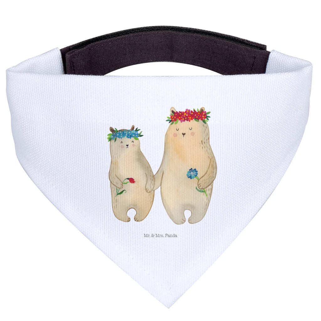 Hundehalstuch Bären mit Blumenkranz Mittel, Mittelgroße Hunde, Hundehalstuch, Hunde, Tuch, Halstuch, Bruder, Schwester, Familie, Opa, Oma, Papa, Mama, Vatertag, Muttertag, Family, Geschenk Mama. Muttertag, Mutter, Bär, Lieblingsmama, Tochter, Kind, Kinder, Vorbild, Töchter, Lieblingsmensch, Beste Mutter, Mami, Weltbeste Mama, Bären, Mutti