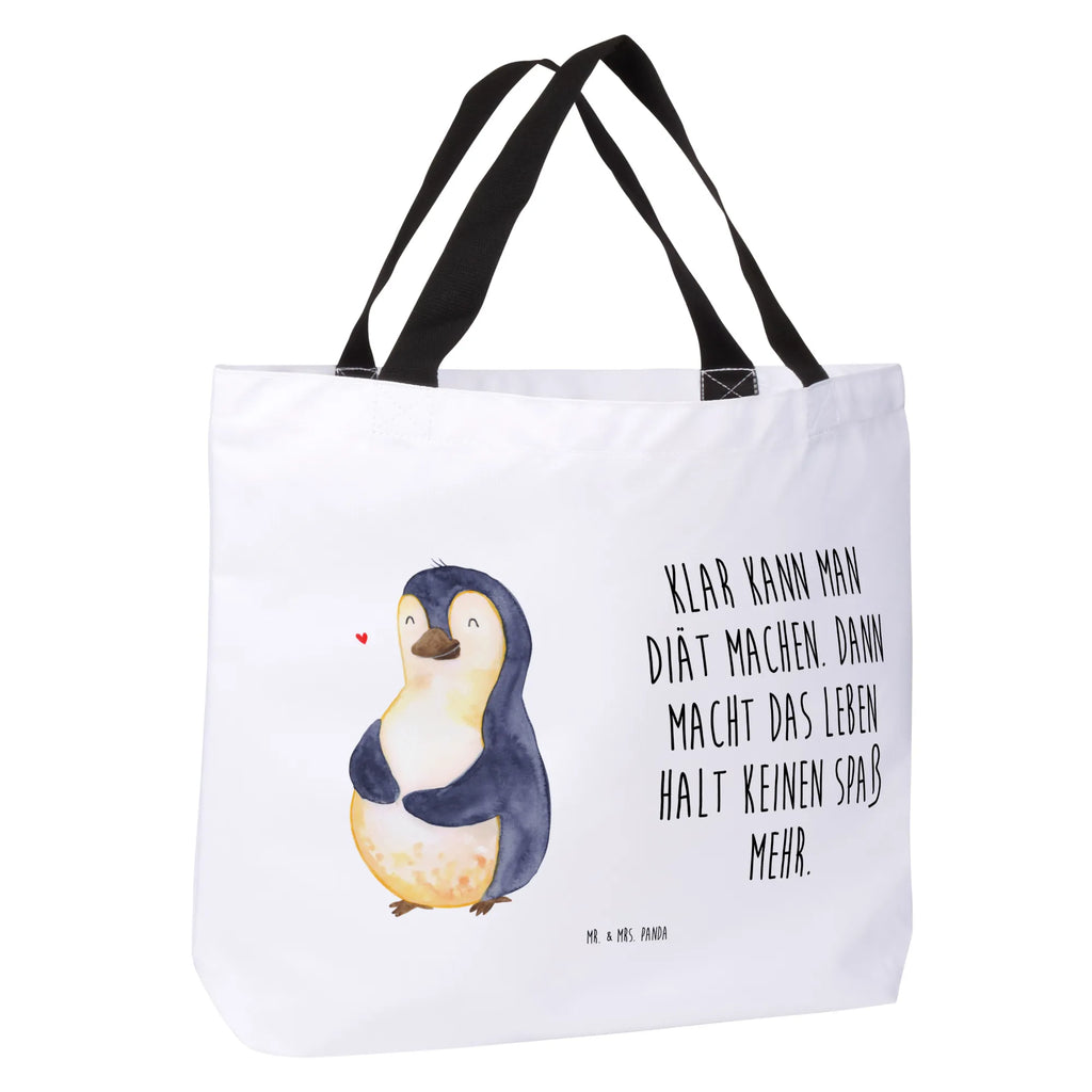 Shopper Penguin diet woman, XXL, handle bag, bag, large, carrier bag, beach bag, shopping bag, shopper, Penguin, North Pole, Winter, Penguins, losing weight, penguin, motivation, penguins, self-love, diet, body love, self-respect, weight