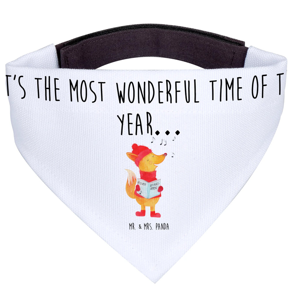 Hundehalstuch Fuchs Sänger Halstuch, Hunde, mittel, mittelgroße Hunde, Hundehalstuch, Tuch, Winter, Weihnachten, Weihnachtsdeko, Nikolaus, Advent, Heiligabend, Wintermotiv, Sänger, Weihnachtslieder, Singen, Füchse, Geschenk Sänger, Fuchs