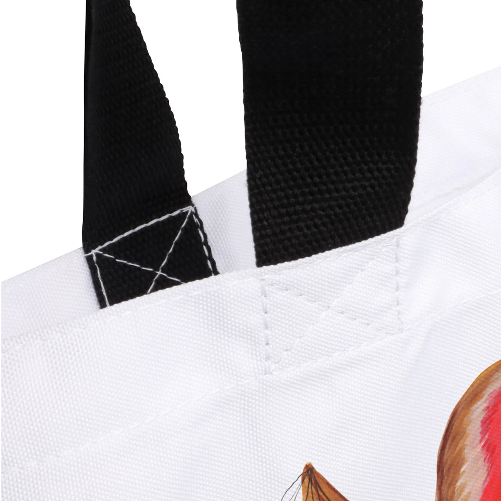 Shopper Rotkehlchen Weihnachten Stofftasche, Schultertasche, Schulbeutel, Schultasche, Tüte, Einkaufsbeutel, Ausflug, XL, Shopper, Beutel, Freizeittasche, XXL Tasche, Tragebeutel, Einkaufstasche, Alltagstasche, Strandtasche, Weihnachten, Advent, Winter, Heiligabend, Nikolaus, Wintermotiv, Weihnachtsdeko, Weihnachtsmotiv, Frohe Weihnachten, Weihnachtsgruß, Xmas, Vogel