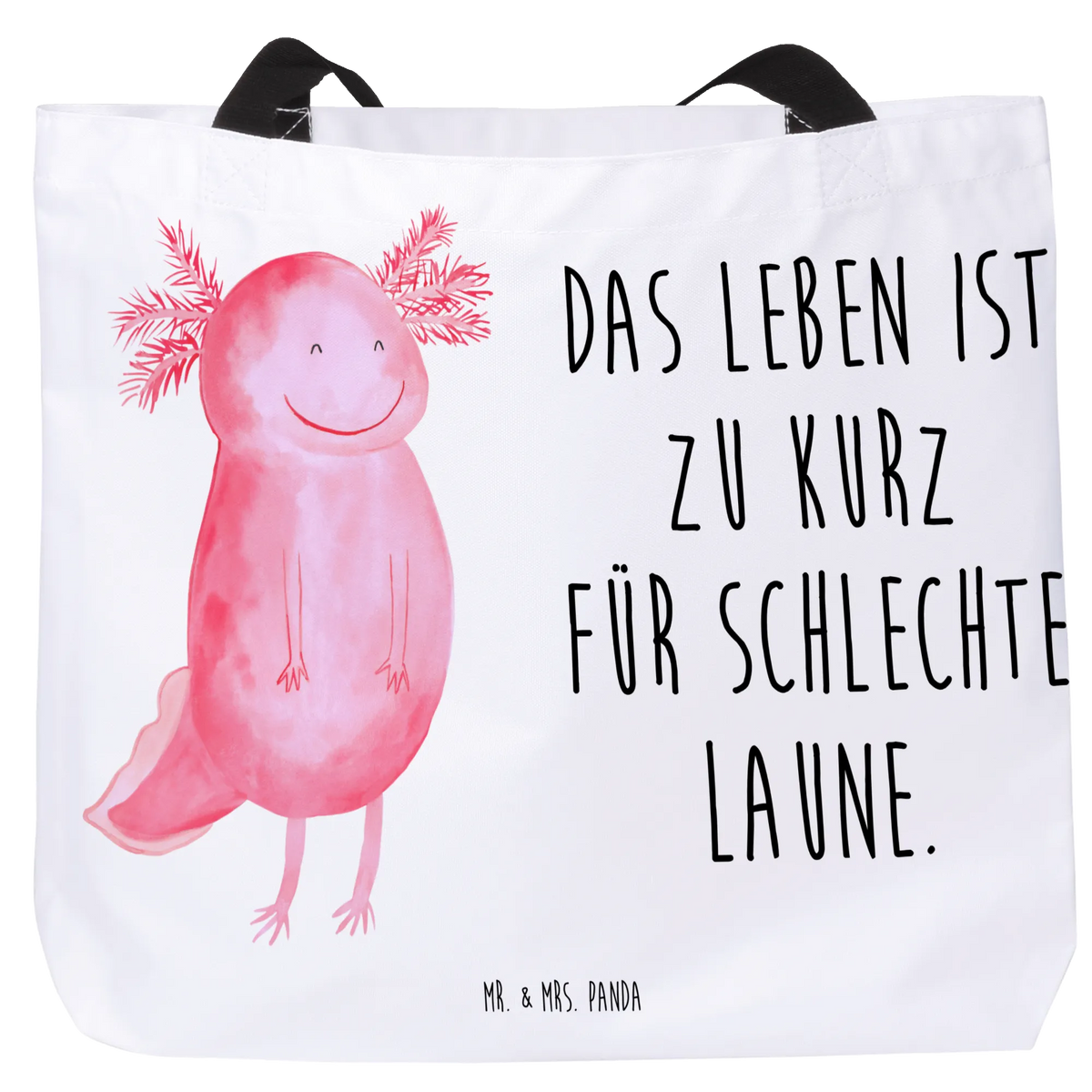 Shopper axolotl Happy Axelotl, marine animals, Mexican walking fish, salamander, good mood, amphibian, tail