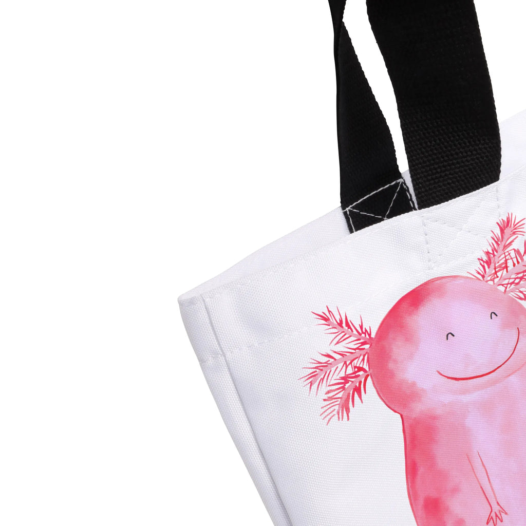 Shopper axolotl Happy carrier bag, beach bag, shopper, large, bag, shopping bag, handle bag, woman, XXL, Axolotl, Axelotl, marine animals, Mexican walking fish, salamander, tail, good mood, amphibian, motivation, axolotl, axolot