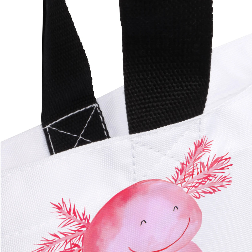 Shopper axolotl Happy carrier bag, beach bag, shopper, large, bag, shopping bag, handle bag, woman, XXL, Axolotl, Axelotl, marine animals, Mexican walking fish, salamander, tail, good mood, amphibian, motivation, axolotl, axolot