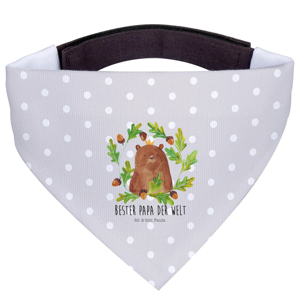 Hundehalstuch Bär König Halstuch, Hunde, Tuch, Mittelgroße Hunde, Mittel, Hundehalstuch, Teddybär, Teddy, Bär, Vater, Daddy, Bester Vater, Papi, Papa Bär, Bester Papa, Dad, Weltbester Papa, Vatertag, Papa