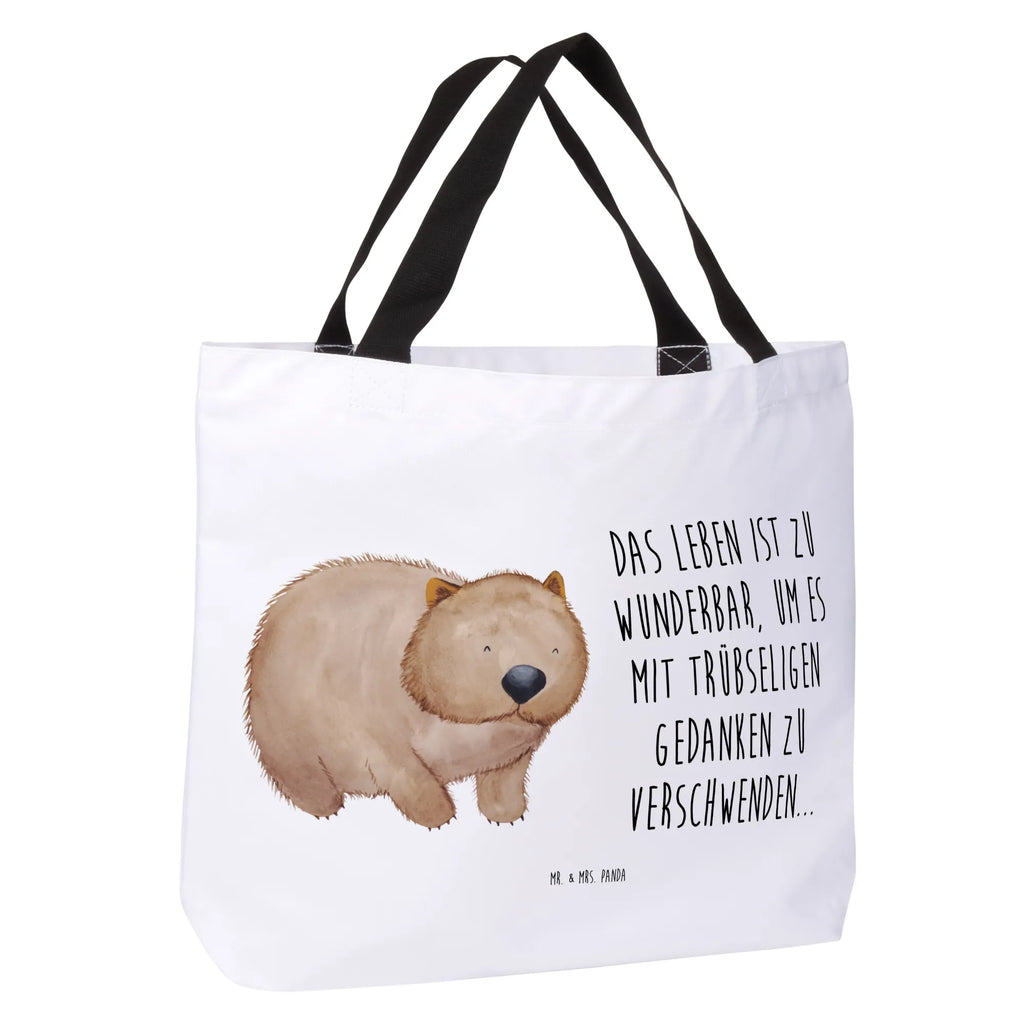Shopper Wombat large, beach bag, handle bag, shopper, XXL, carrier bag, woman, shopping bag, bag, small animals, cute, funny, cute animal motives, hand drawn, small world, funny sayings, good mood, happy, gifts, gift ideas, special gifts, animal lover, card, life is beautiful, Wombat, motivation, saying, Australia