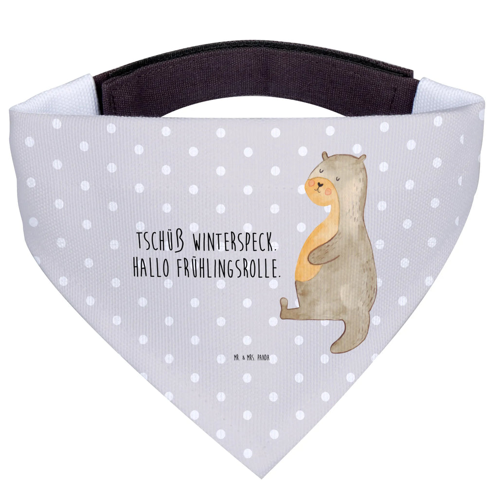 Chusta na szyję dla psa L wydra brzuch Mittel, Mittelgroße Hunde, Halstuch, Tuch, Hunde, Hundehalstuch, Fischotter, Seeotter, Otter, Otter Seeotter See Otter