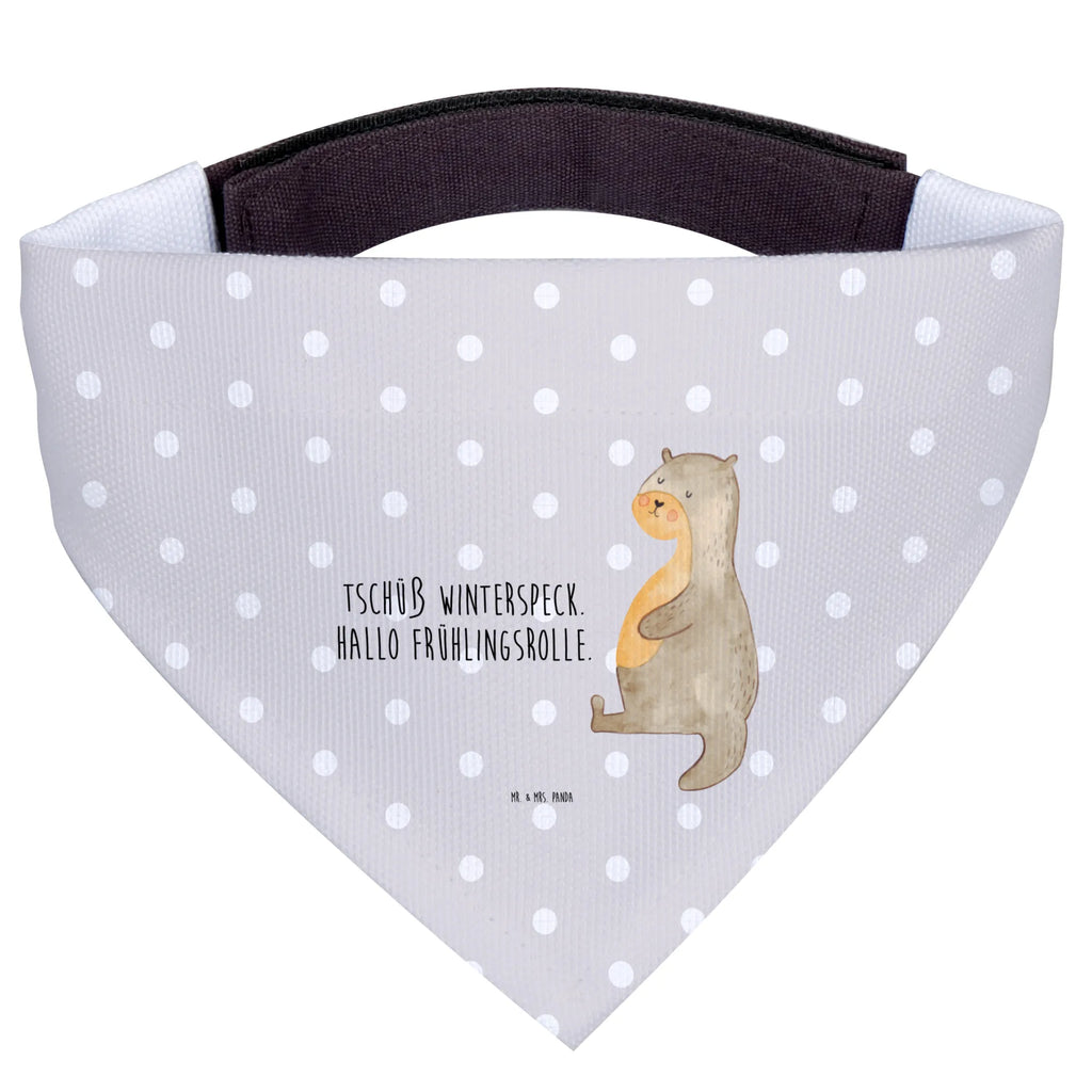 Chusta na szyję dla psa L wydra brzuch Mittel, Mittelgroße Hunde, Halstuch, Tuch, Hunde, Hundehalstuch, Fischotter, Seeotter, Otter, Otter Seeotter See Otter