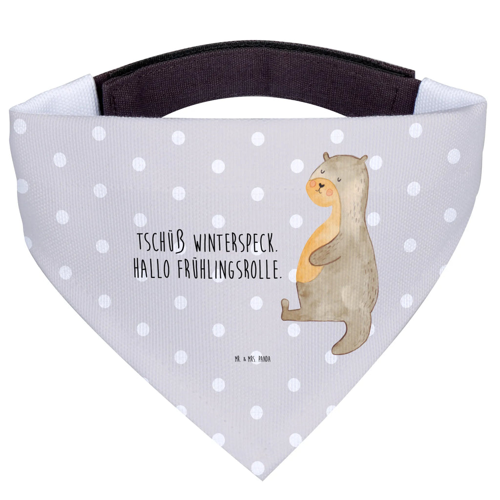 Chusta na szyję dla psa L wydra brzuch Mittel, Mittelgroße Hunde, Halstuch, Tuch, Hunde, Hundehalstuch, Fischotter, Seeotter, Otter, Otter Seeotter See Otter