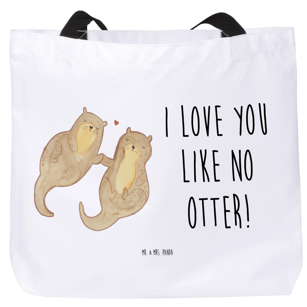 Shopper Otter Hände halten Freizeittasche, Tragebeutel, Einkaufstasche, Tüte, Shopper, Stofftasche, XXL Tasche, Schulbeutel, Schultertasche, Ausflug, Alltagstasche, Strandtasche, XL, Schultasche, Beutel, Einkaufsbeutel, Otter, Fischotter, Seeotter, Otter Seeotter See Otter