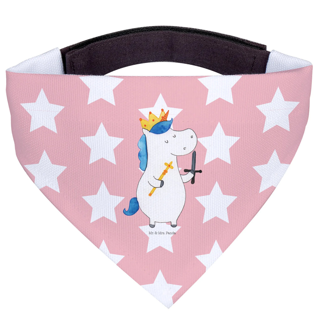 Bandana dla psa M jednorożec Król z mieczem Halstuch, Tuch, Hunde, Hundehalstuch, Kleine Hunde, Einhorn, Einhörner, Einhorn Deko, Unicorn, Mittelalter, König, Ritter