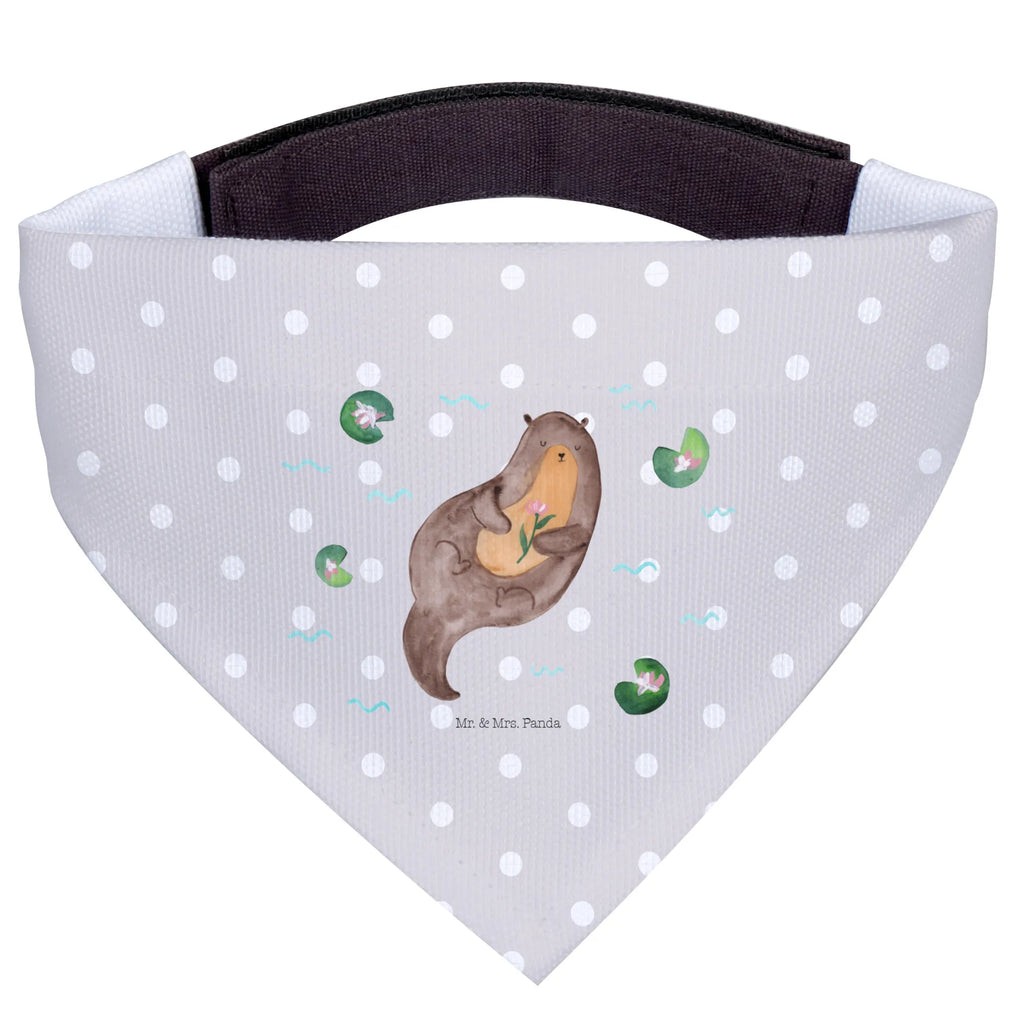 Chusta na szyję dla psa L wydra lilia wodna Halstuch, Hunde, Hundehalstuch, Tuch, Kleine Hunde, Otter, Fischotter, Seeotter, Otter Seeotter See Otter