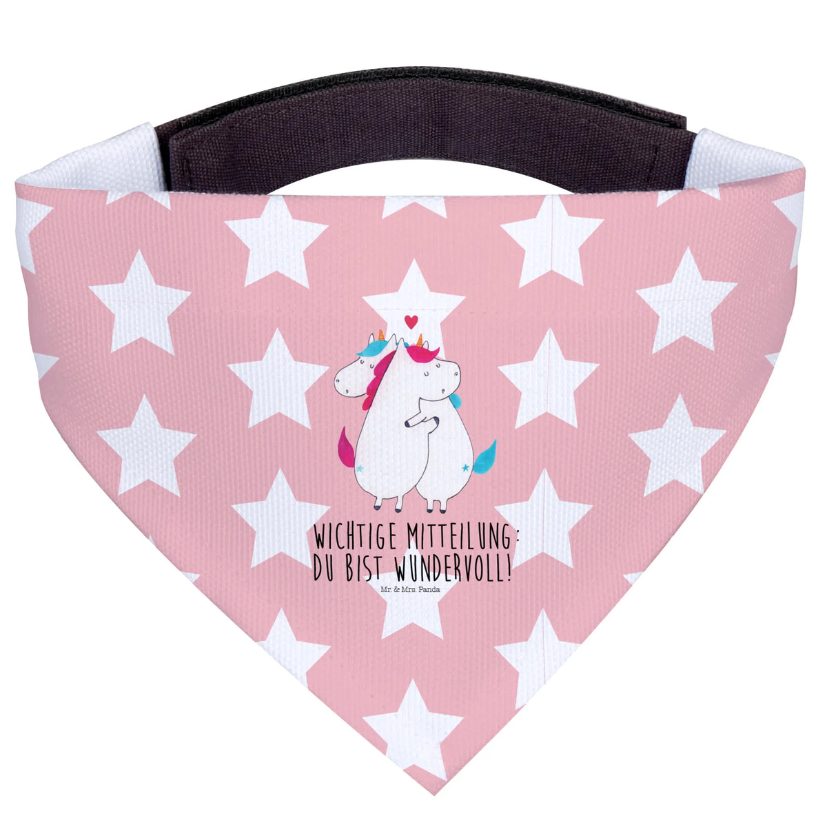 Bandana dla psa M jednorożec Wiadomość