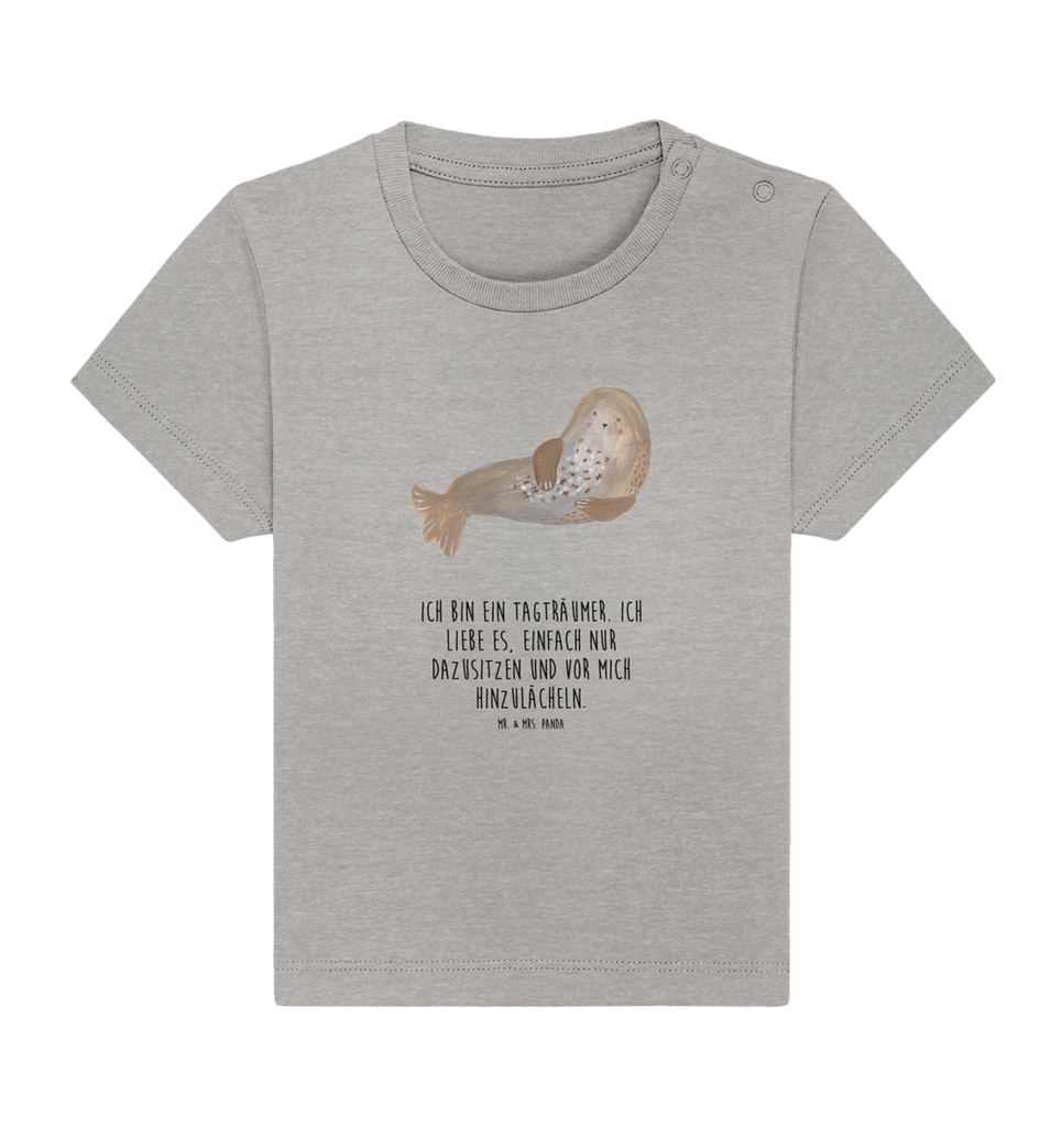 Organic Baby Shirt Robbe Lachen Baby T-Shirt, Jungen Baby T-Shirt, Mädchen Baby T-Shirt, Shirt, Tiermotive, Gute Laune, lustige Sprüche, Tiere, Robbe, Robben, Seehund, Strand, Meerestier, Ostsee, Nordsee