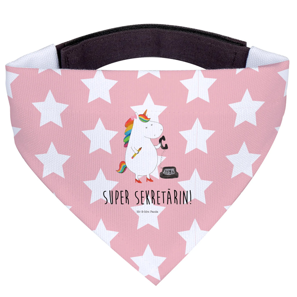 Bandana dla psa M Jednorożec sekretarka Hunde, Halstuch, Tuch, Hundehalstuch, Kleine Hunde, Einhorn, Einhörner, Einhorn Deko, Unicorn, Steuerkanzlei, Sekretärin, Bürohilfe, Büro, Rechtsanwältin, Steuerbüro, Bürokraft, Rechtsanwaltsgehilfin